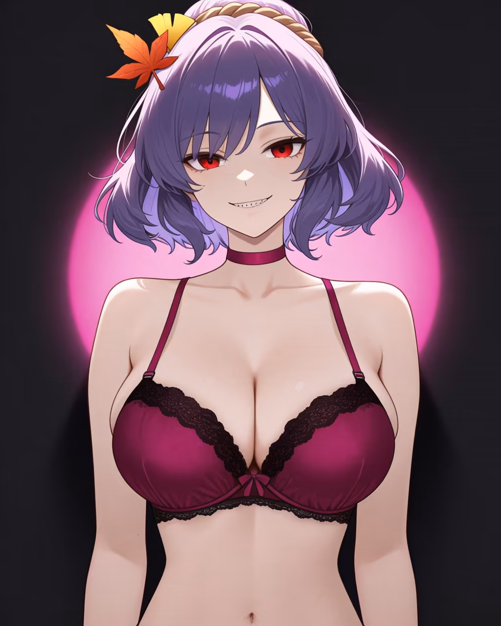 nami hentai ai — a character portrait shot in a duskhall setting