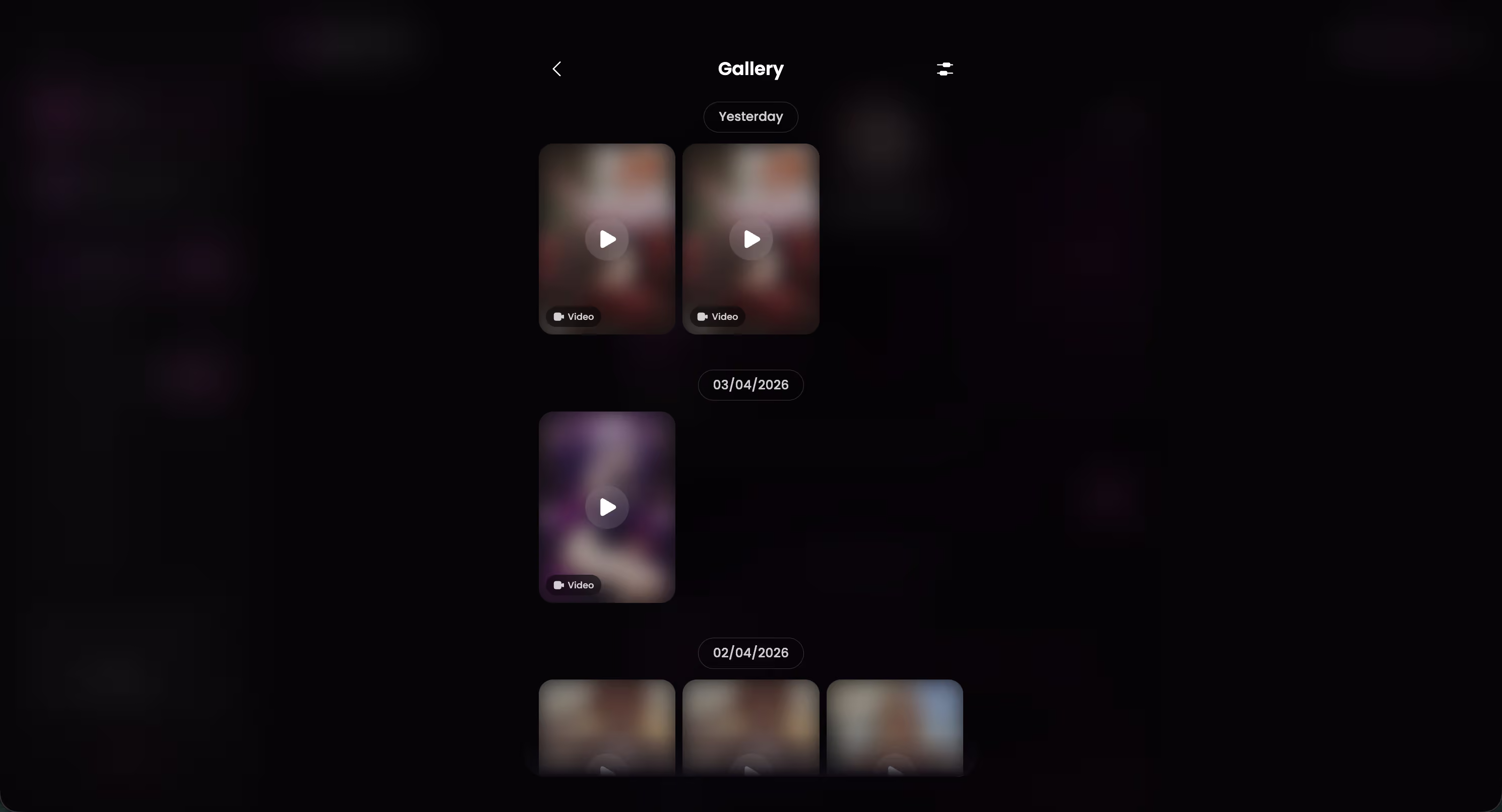 GoLove photo and video generation interface showing the queue state indicator during active use